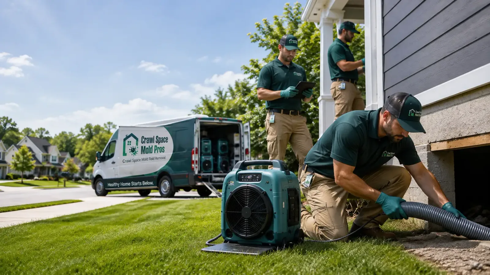 Crawl Space Mold Removal in Gregory, MI